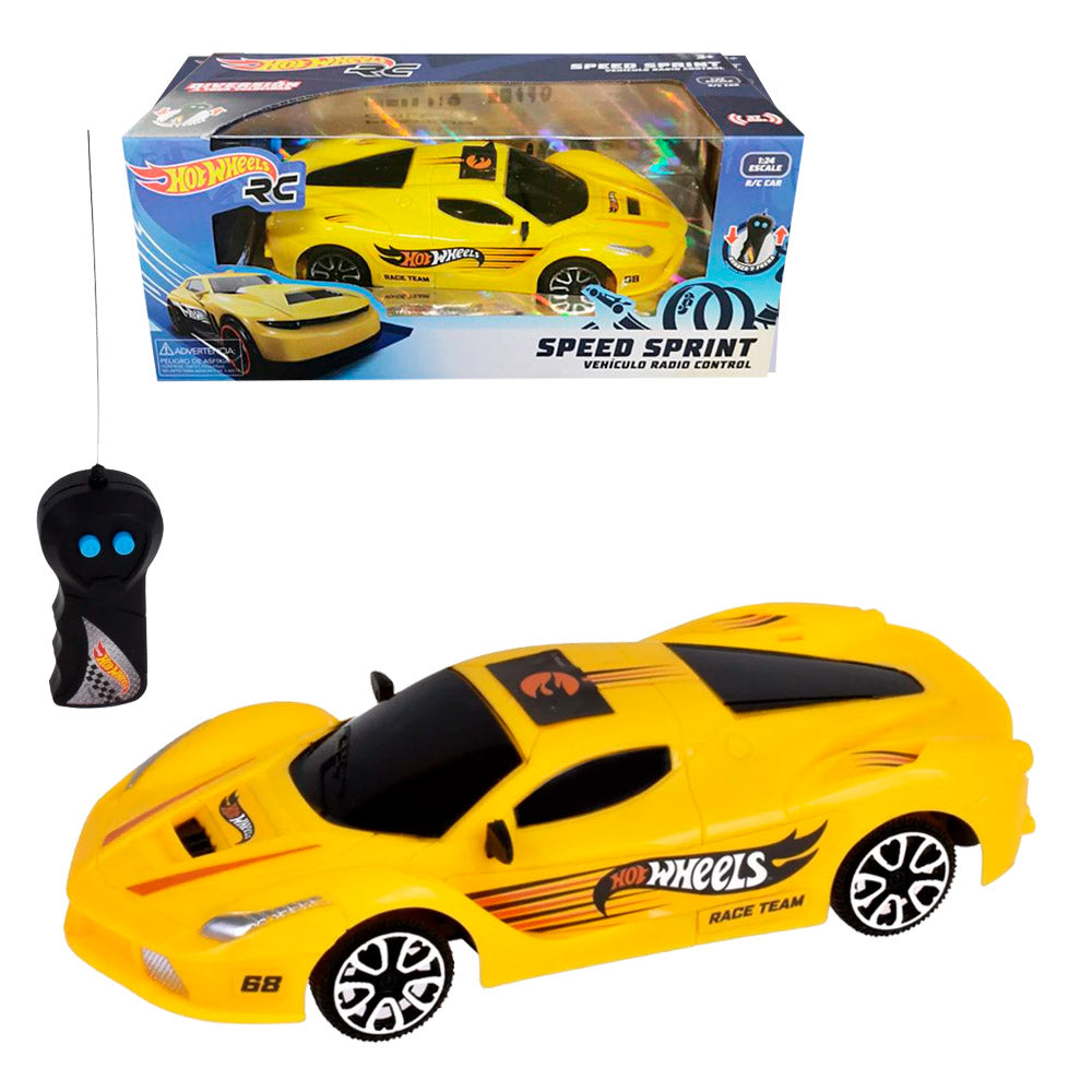 HOT WHEELS RADIO CONTROL SPEED SPRINT AMARILLO HOT WHEELS RADIO CONTROL SPEED SPRINT AMARILLO
